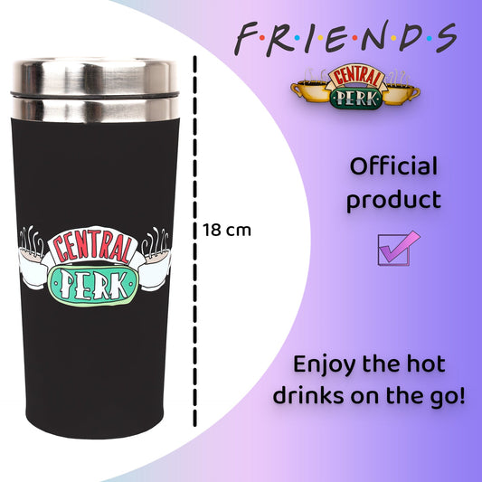 Friends Thermobecher – schwarz – 450 ml