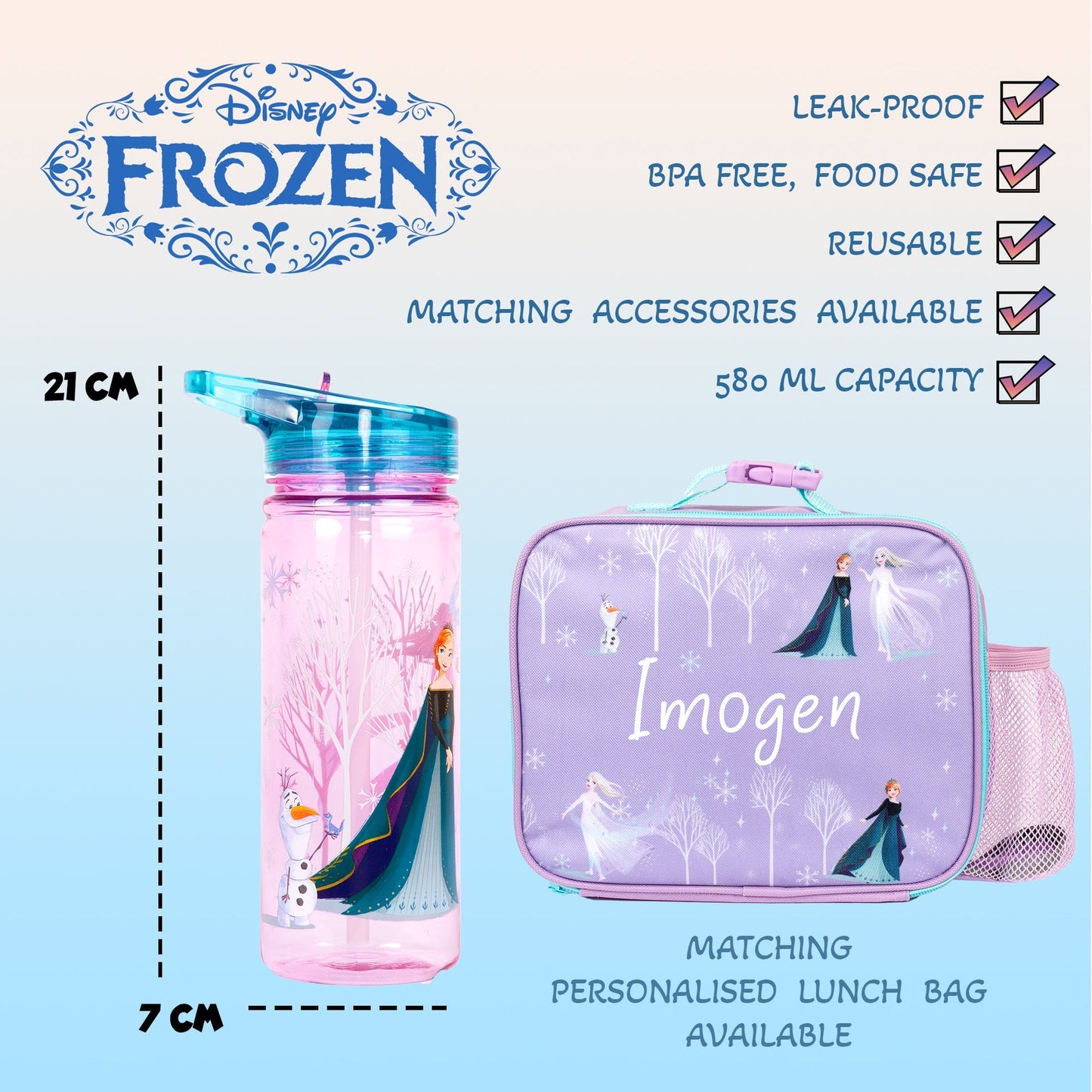 Gourde enfant Disney Frozen – Fringoo