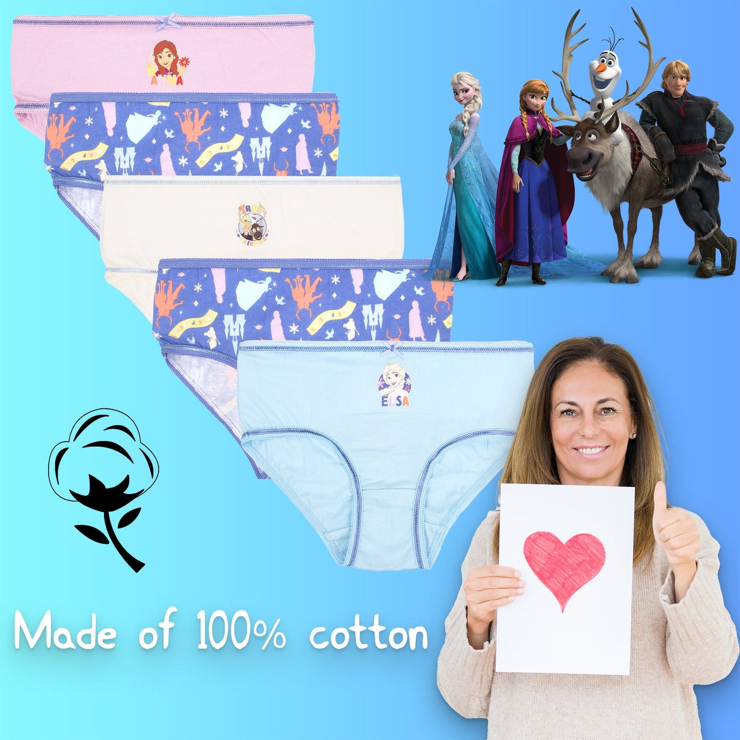 Sous-vêtement enfant – Disney Frozen