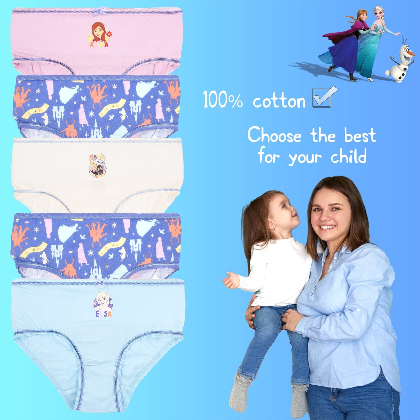 Sous-vêtement enfant – Disney Frozen