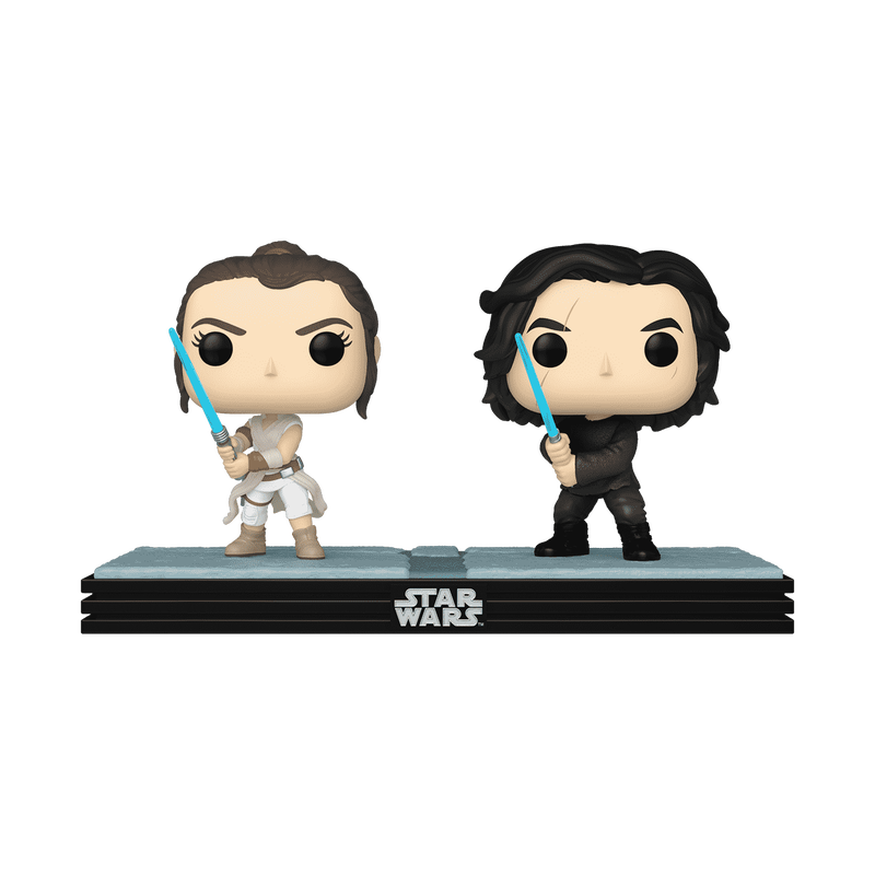 Pop! Moment Rey & Kylo Ren (Glow) #758 - vue officielle Funko 1