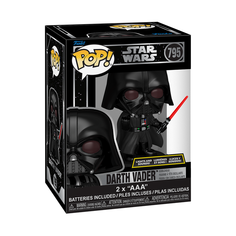 Pop! Lights and Sounds Darth Vader with Lightsaber #795 - vue officielle Funko 2