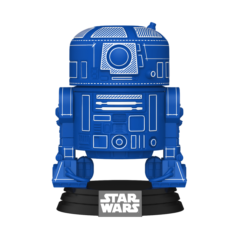 Pop! R2-D2 (Blueprint Deco) #798 - vue officielle Funko 1