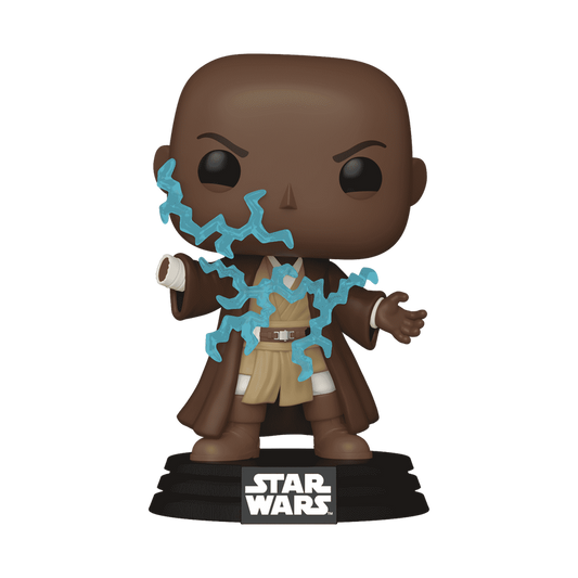 Pop! Mace Windu (Force Lightning Death) (Glow) #788 - vue officielle Funko 1