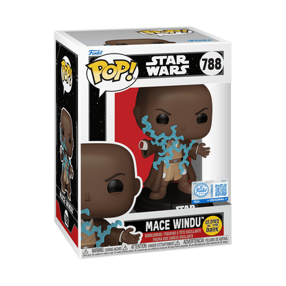 Pop! Mace Windu (Force Lightning Death) (Glow) #788 - vue officielle Funko 2