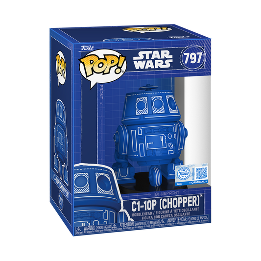 Pop! C1-10P (Chopper) (Blueprint Deco) #797 - vue officielle Funko 2