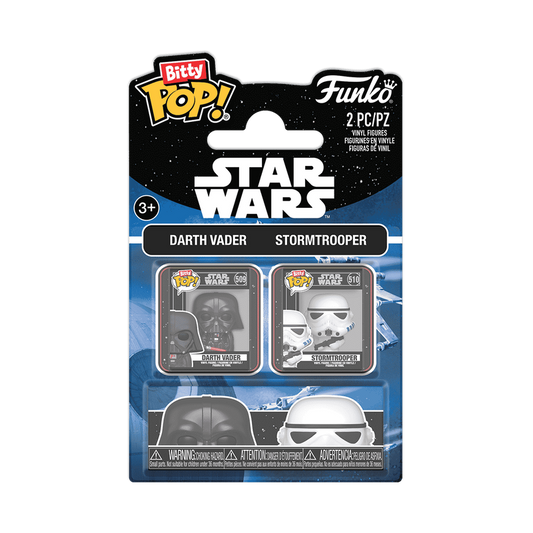 Bitty Pop! Darth Vader & Stormtrooper 2-Pack - emballage officiel Funko