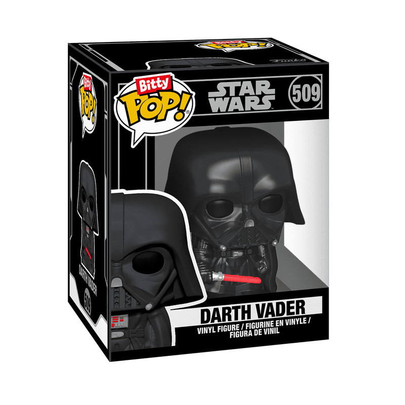 Bitty Pop! Darth Vader & Stormtrooper 2-Pack - vue Darth Vader officielle Funko 2