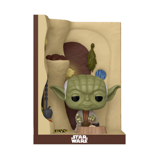 Pop! Nooks Yoda in His Hut - vue officielle Funko 1