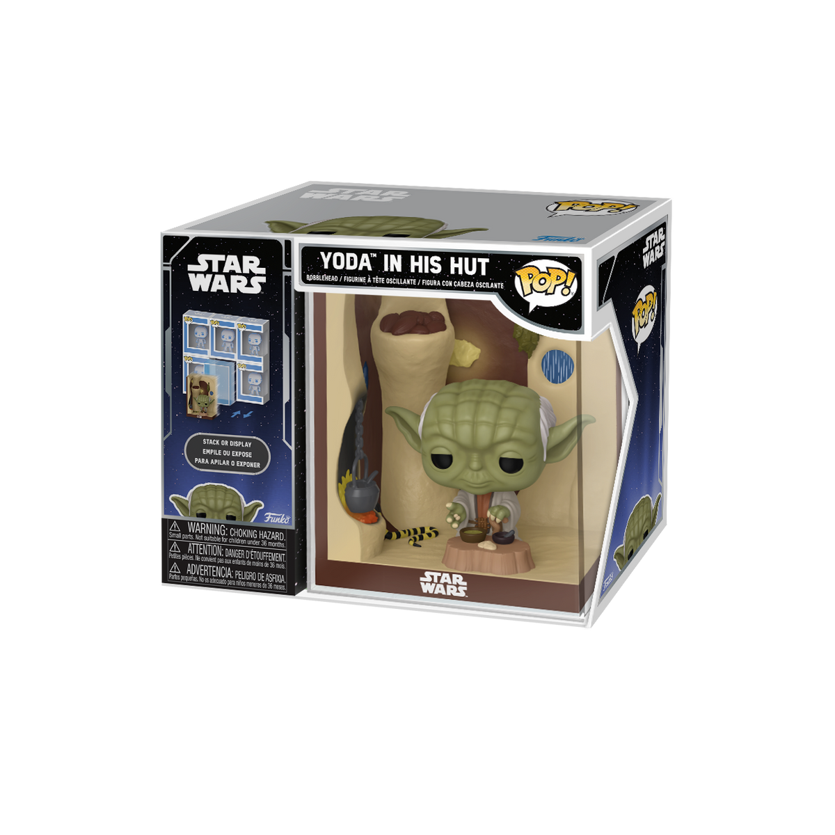 Pop! Nooks Yoda in His Hut - vue officielle Funko 2