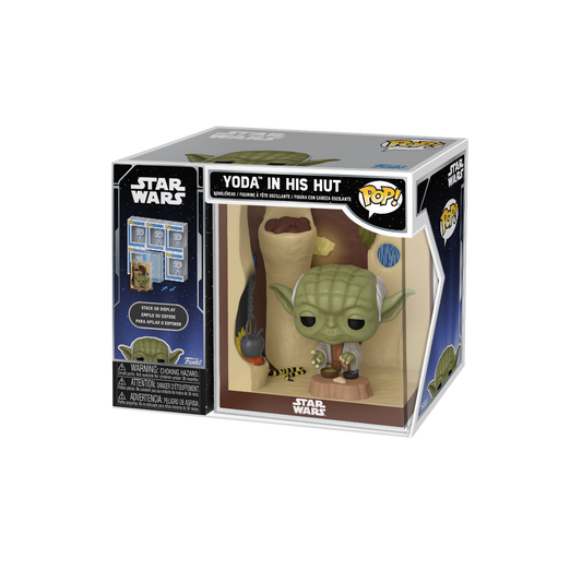 Pop! Nooks Yoda in His Hut - vue officielle Funko 2