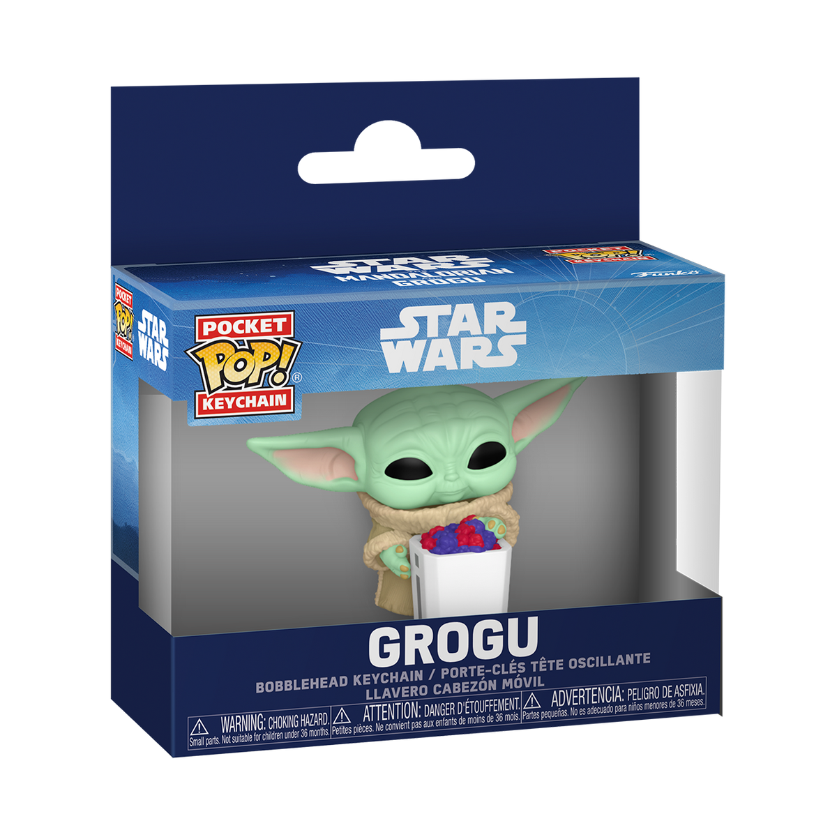 Pop! Keychain Grogu with Popcorn - vue 2