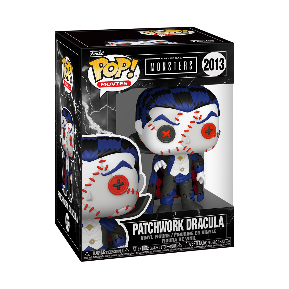 Pop! Patchwork Dracula - packaging officiel