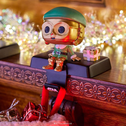 Funko Pop! Stocking Hanger C-3PO en Lutin du Père Noël – Star Wars