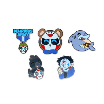 H2O Delirious Army Pin