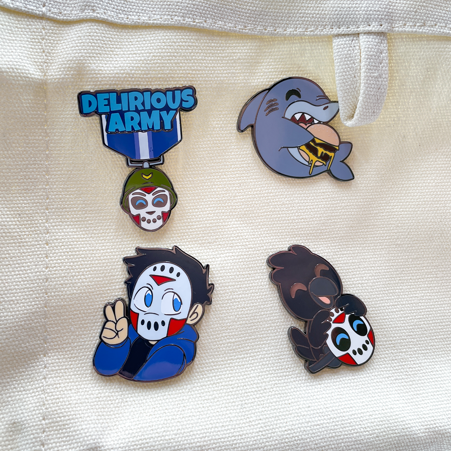 H2O Delirious Army Pin