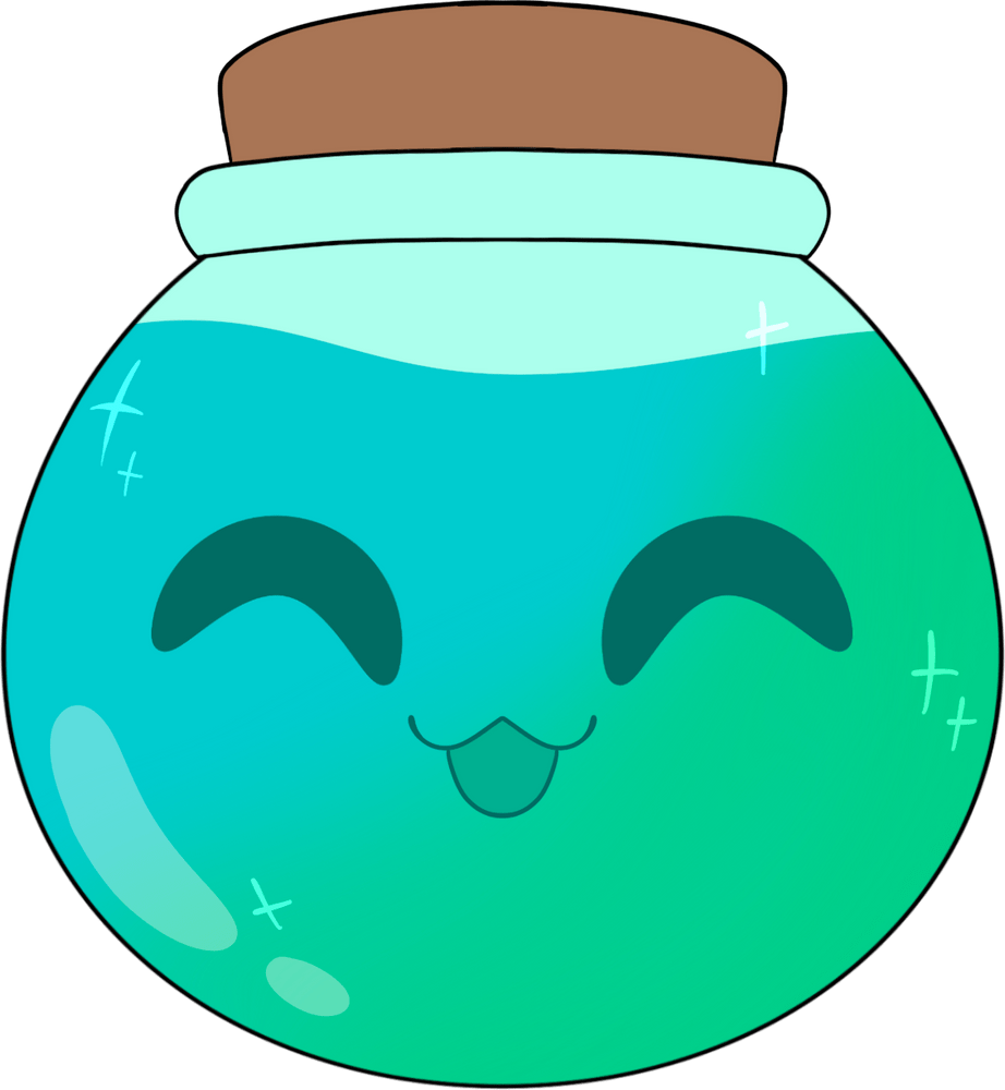 Halloween Potion Stickie (6in)