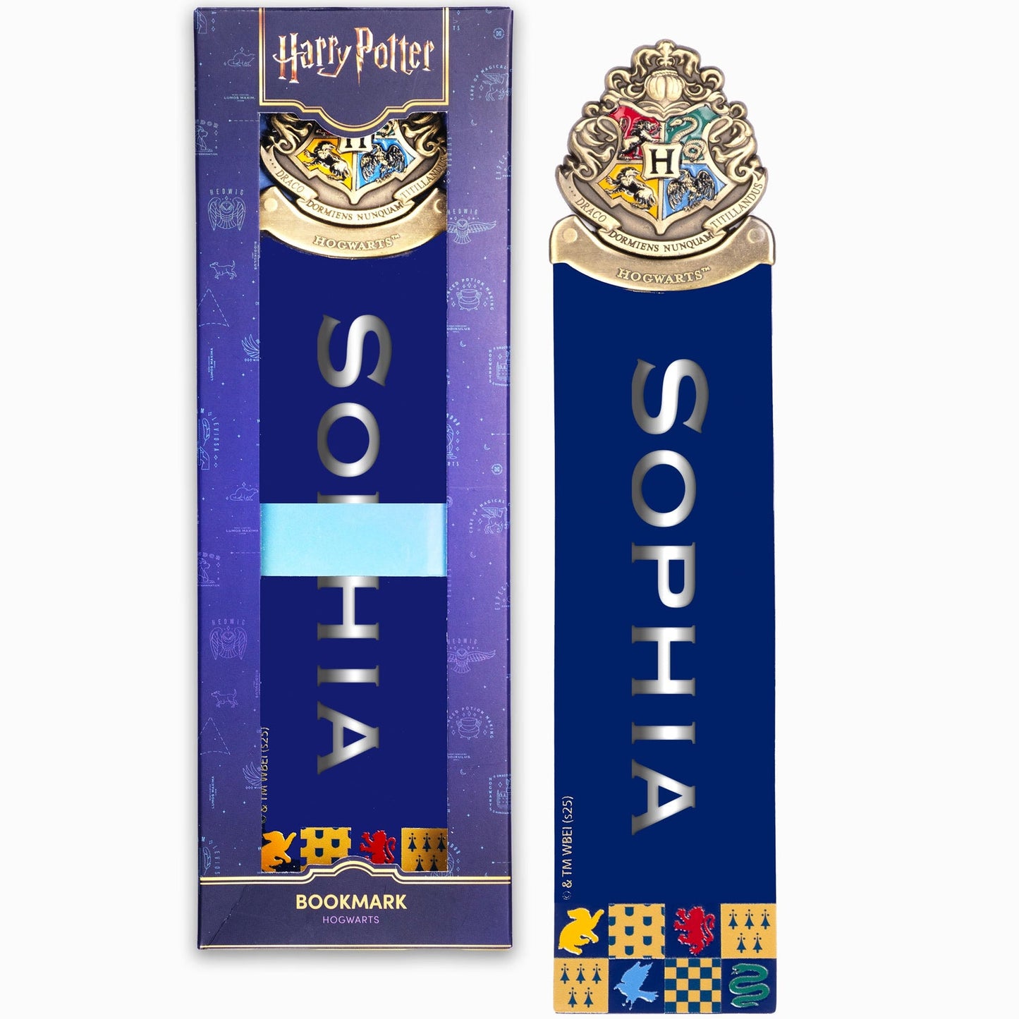 Marque-page Harry Potter – Crest Navy bleu