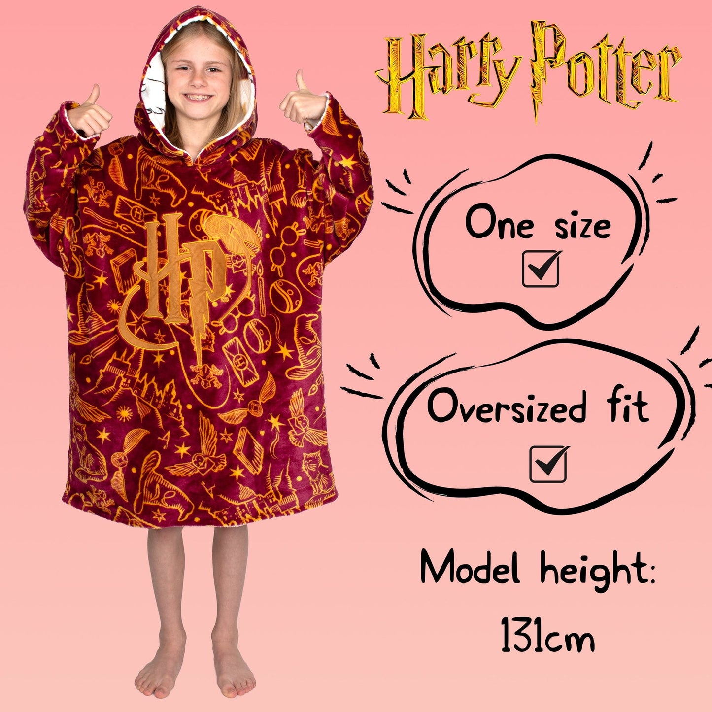 Sweat à capuche Harry Potter – Oversized Blanket
