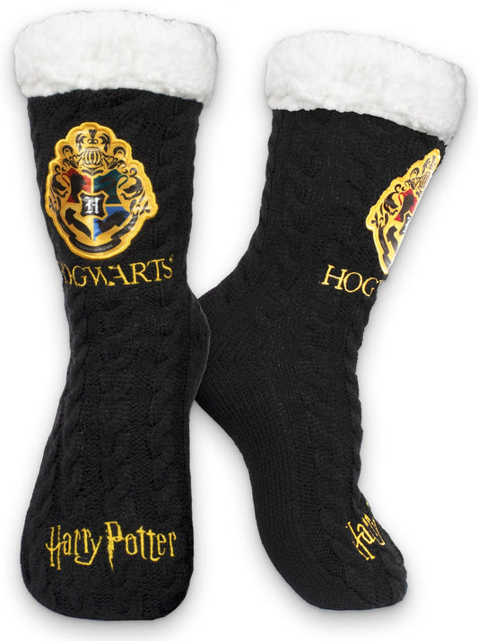 Socks - Harry Potter Slippery - black