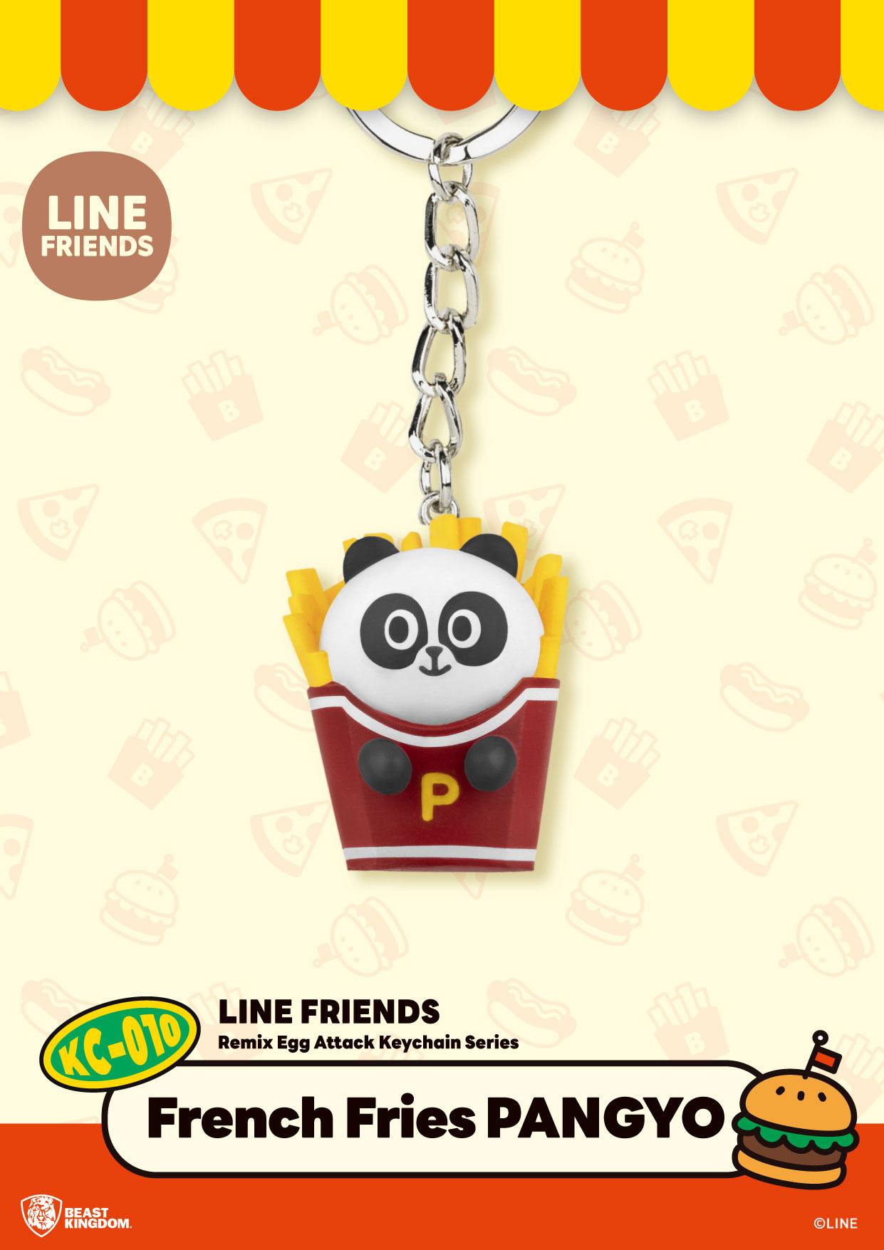 Mini EGG Attack - Line Friends keychain