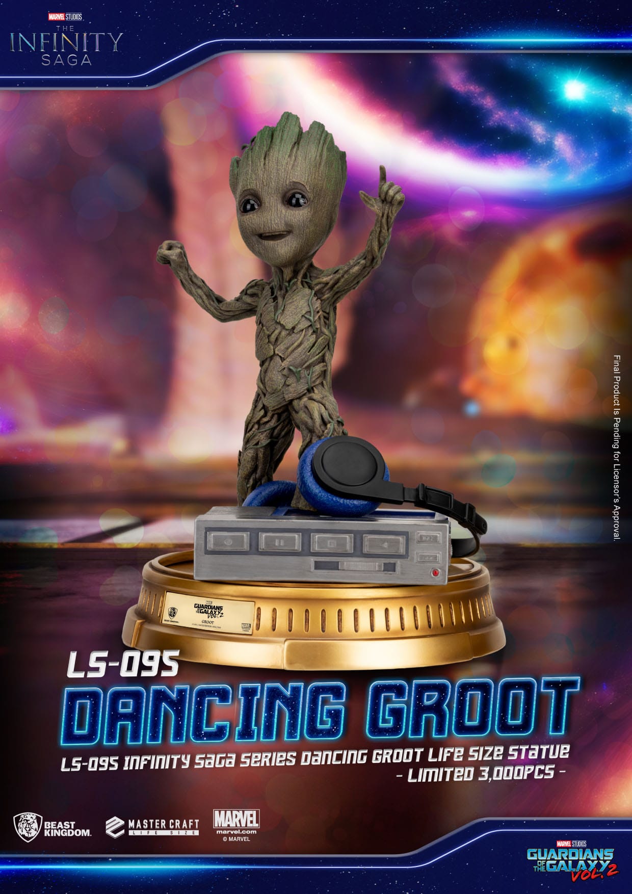 Statuette 1/1 Les Gardiens de la Galaxie 2 - Dancing Groot - PRECOMMANDE*