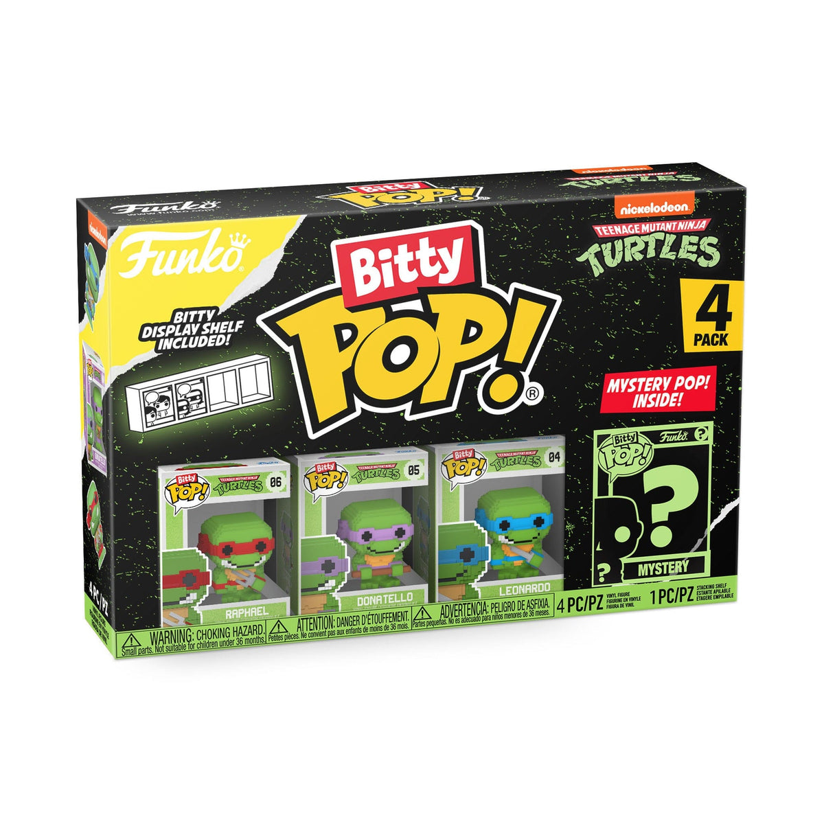 bitty pop teenage mutant ninja turtles 4 pack series 4