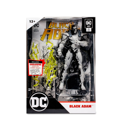 Black Adam with Comic Black Adam (Line Art Variant)