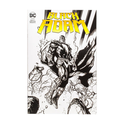 Black Adam with Comic Black Adam (Line Art Variant)