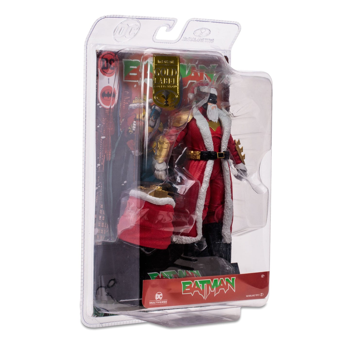 Batman Santa (Rot) Goldetikett