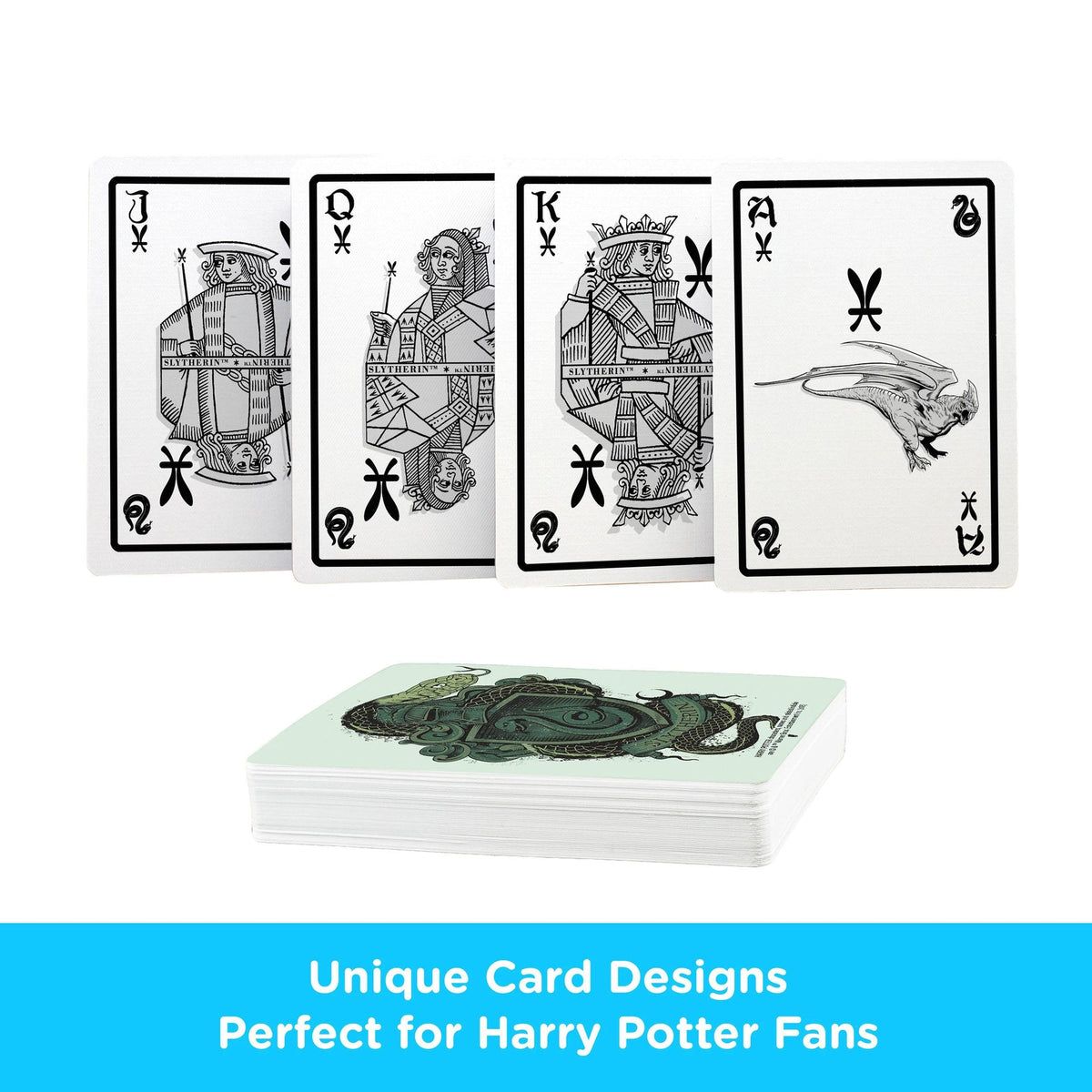 Jeu de cartes Harry Potter - Serpentard - vue 3