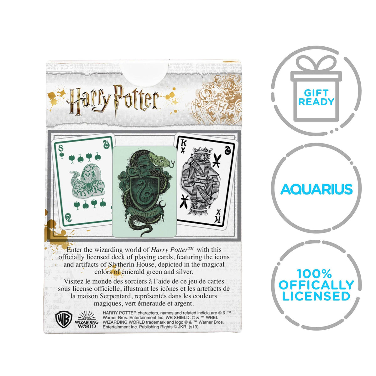Jeu de cartes Harry Potter - Serpentard - vue 6