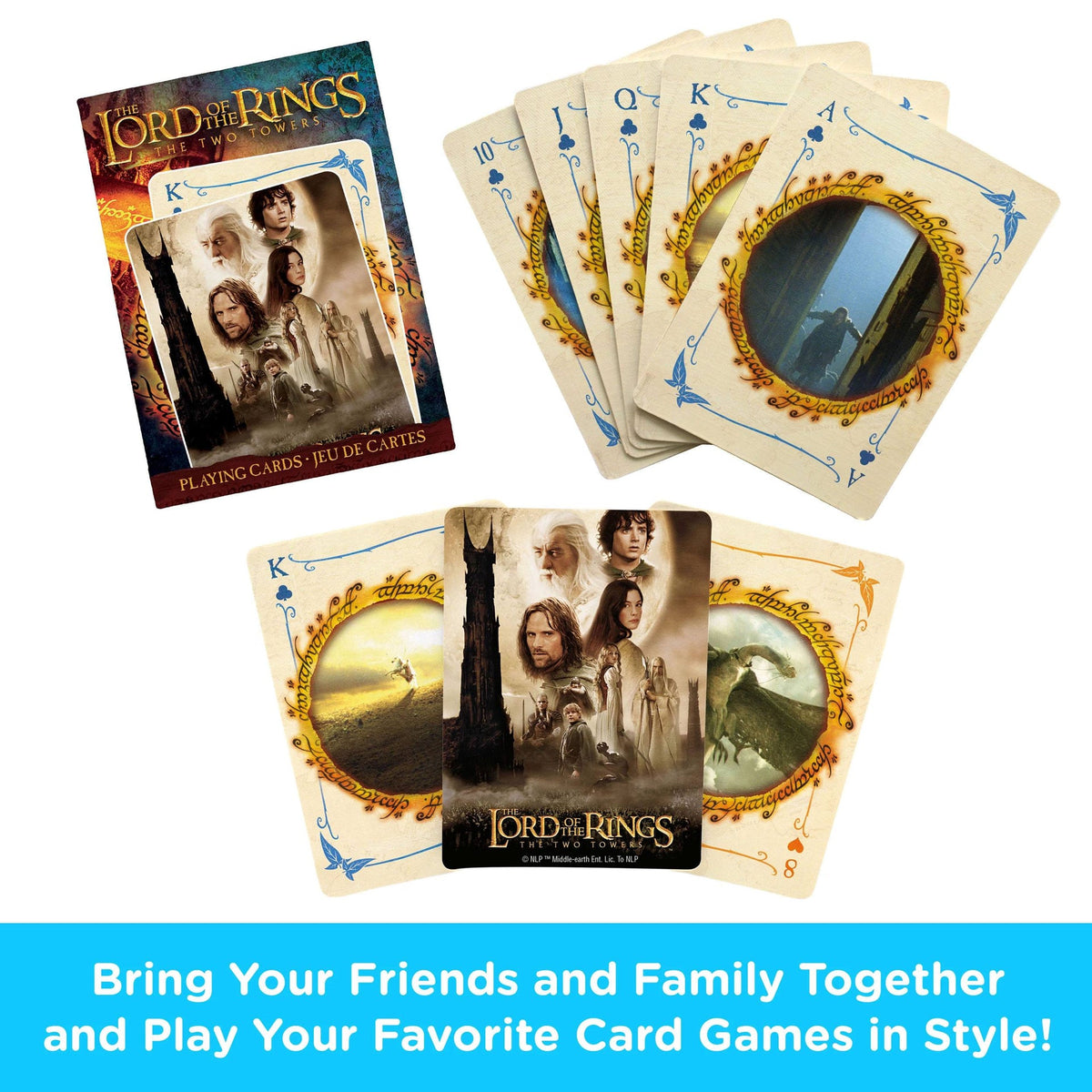 Jeu de cartes Le Seigneur des Anneaux - Les Deux Tours - vue 2