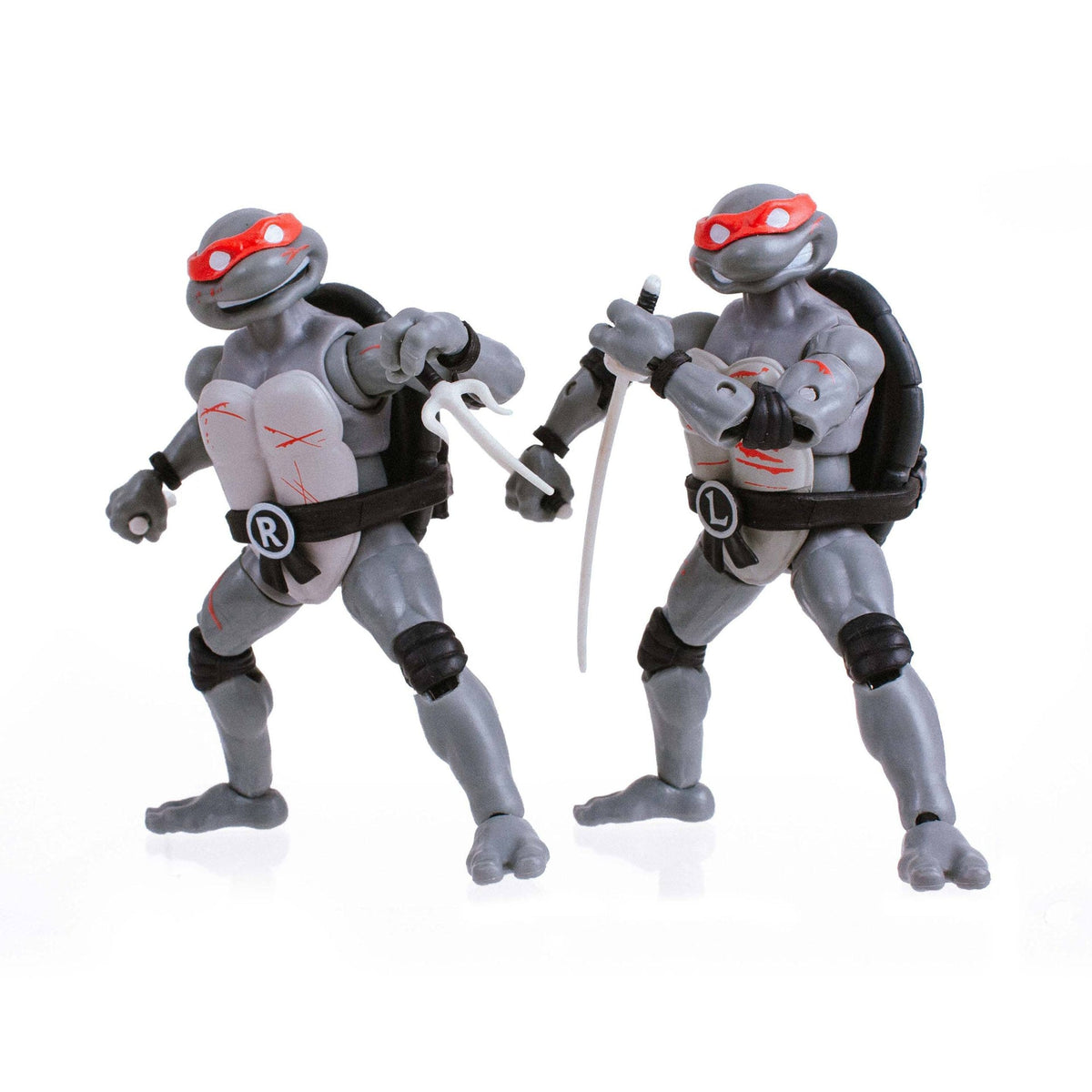 Coffret BST AXN Tortues Ninja Battle Damage - 4 Figurines 13 cm