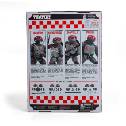Coffret BST AXN Tortues Ninja Battle Damage - 4 Figurines 13 cm