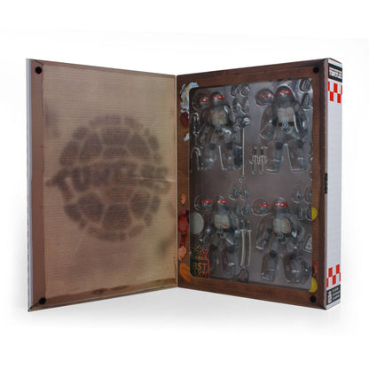 Coffret BST AXN Tortues Ninja Battle Damage - 4 Figurines 13 cm