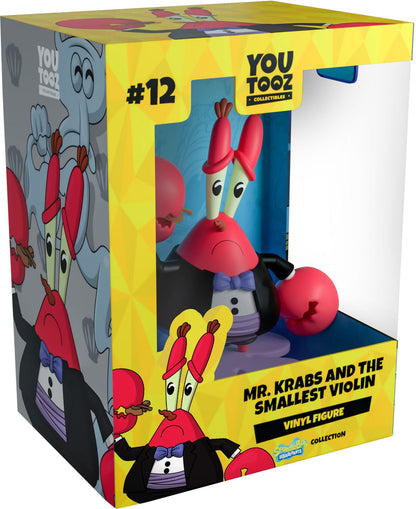 bob leponge vinyl figurine mr krabs and the smallest violin youtooz