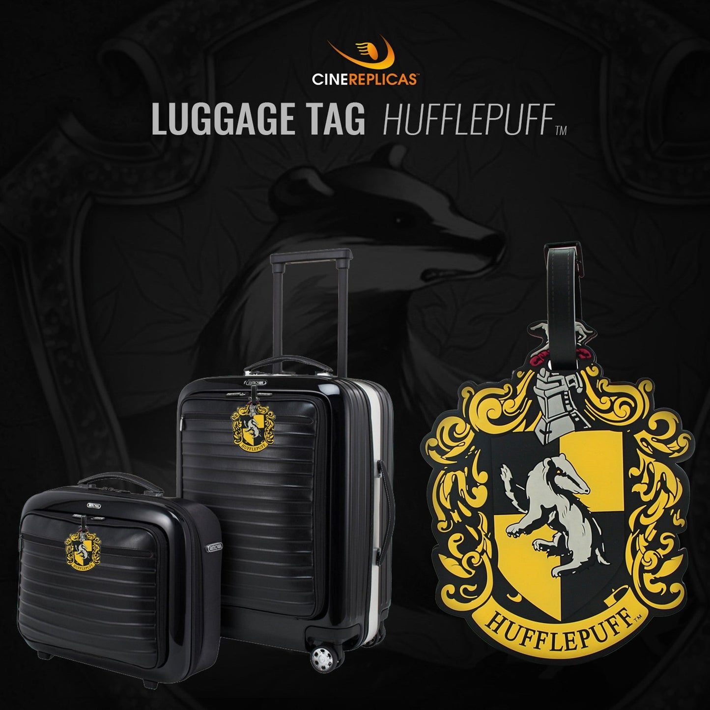 *Étiquette à bagage Poufsouffle