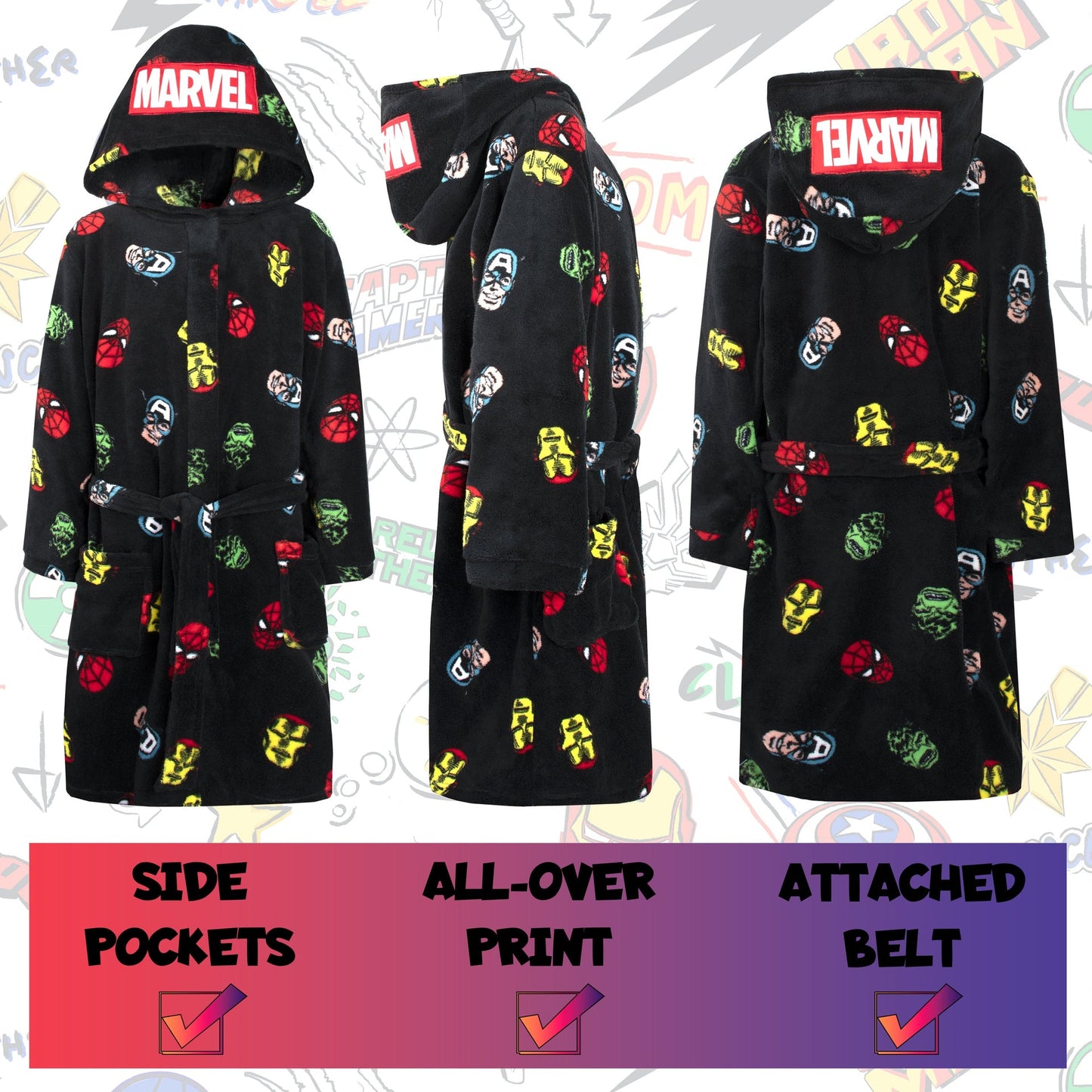 Marvel Dressing Gown
