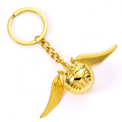 3D Goldener Schnatz-Schlüsselanhänger
