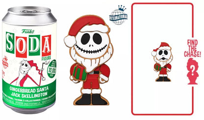 Gingerbread Santa Jack Skellington - Vinyl SODA