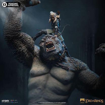 Legolas vs Cave Troll Statue - The Lord of the Rings - BDS Art Scale 1/10