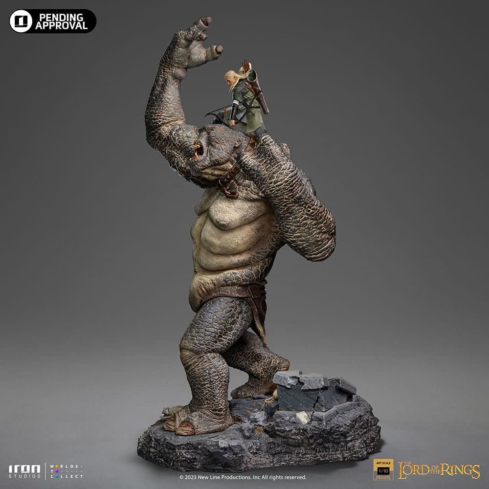 Legolas vs Cave Troll Statue - The Lord of the Rings - BDS Art Scale 1/10