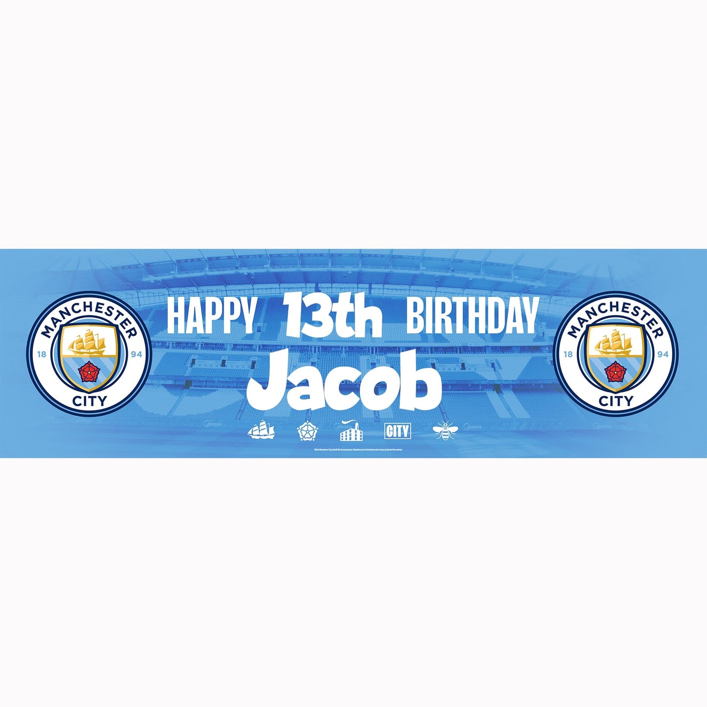 Bannière d’anniversaire – Manchester City