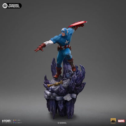 Statue Captain America Deluxe - Infinity Gauntlet Diorama - BDS Art Scale 1/10 - Marvel Comics