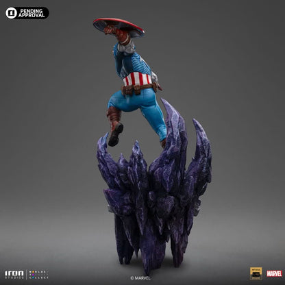 Statue Captain America Deluxe - Infinity Gauntlet Diorama - BDS Art Scale 1/10 - Marvel Comics
