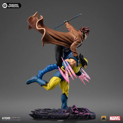 Statue Gambit e Wolverine - X-Men 97 - Art Scale 1/10 - Marvel Comics