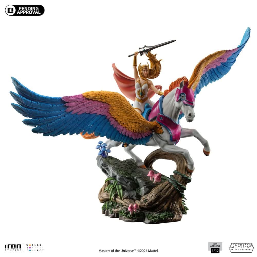 She-Ra and Swift Wind Statue - Masters of the Universe - Art Scale 1/10