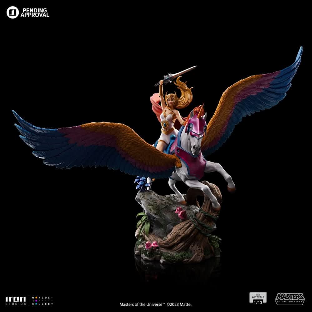 She-Ra and Swift Wind Statue - Masters of the Universe - Art Scale 1/10