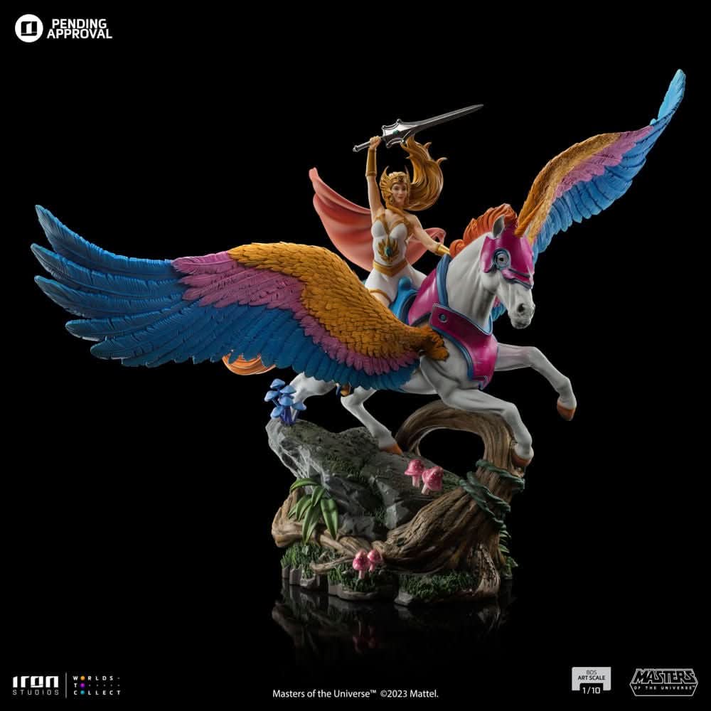 She-Ra and Swift Wind Statue - Masters of the Universe - Art Scale 1/10